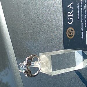 Beautiful moissanite ring